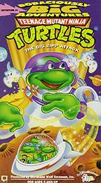 TMNT The Big Zipp Attack VHS