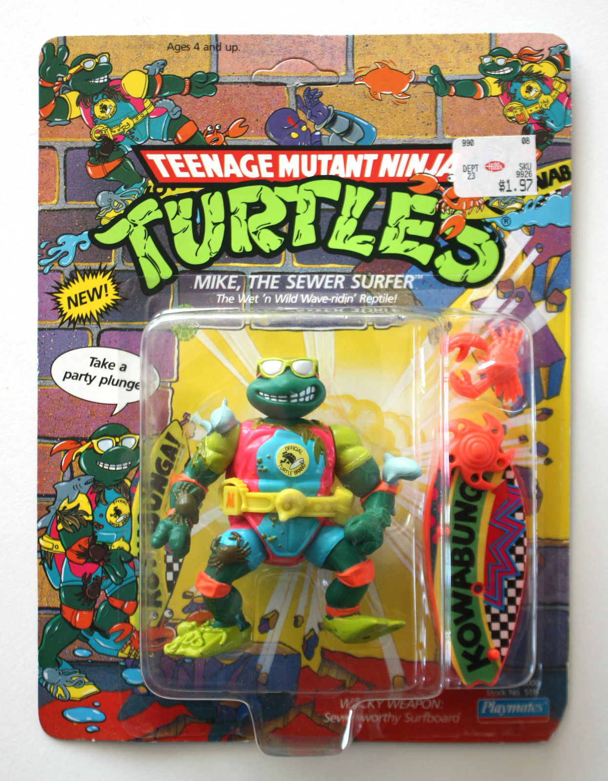 tmnt action figures 1990