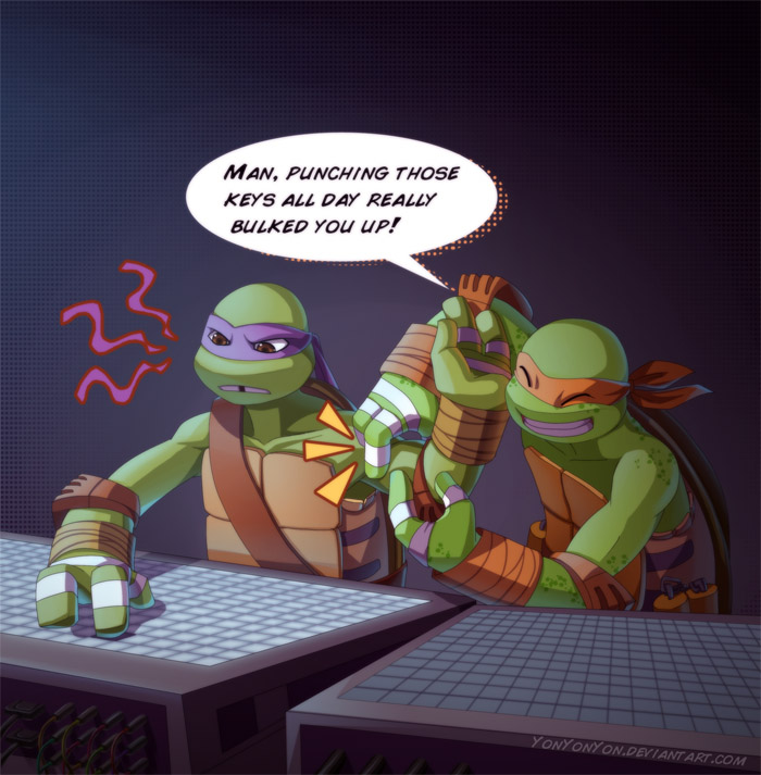 Image Commission Donnie And Mikey 1 By Yonyonyon D5e4z03 Tmntpedia Fandom Powered By Wikia
