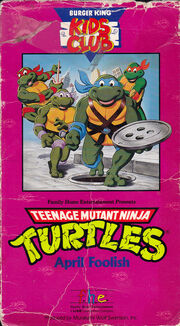 TMNT April Foolish VHS
