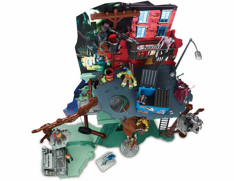 turtles secret sewer lair playset