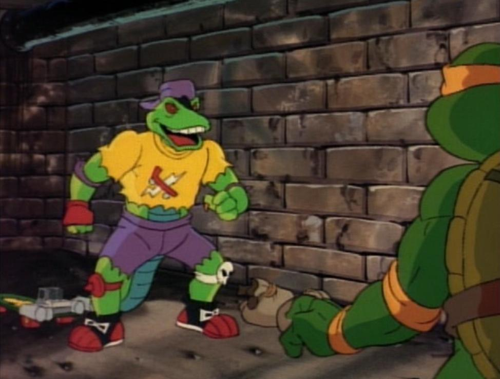 tmnt michelangelo meets mondo gecko