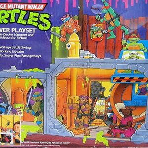 tmnt sewer playset