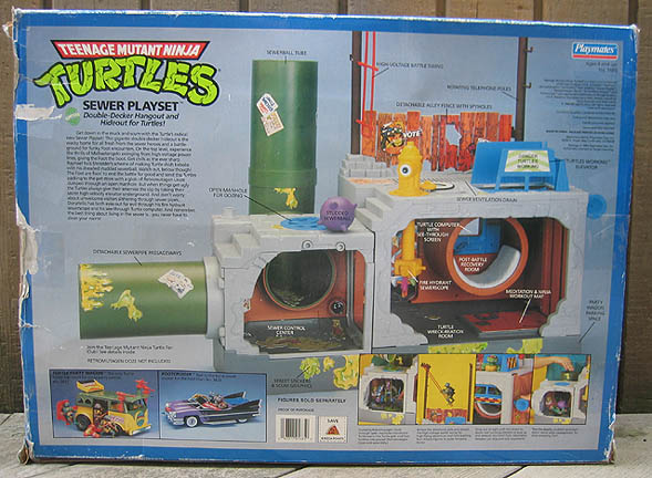 turtles sewer playset