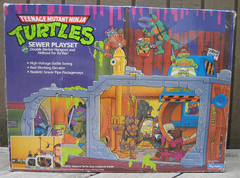 ninja turtle sewer playset