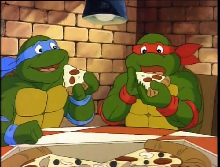 Image Donatello's badd time 1 eating pizza.png TMNTPedia FANDOM