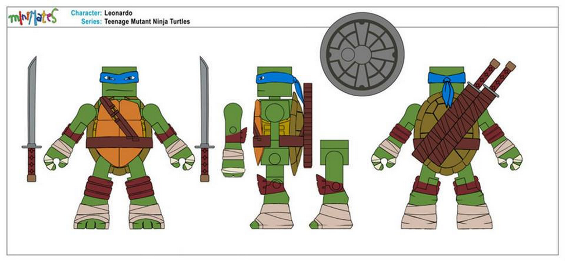 Teenage Mutant Ninja Turtles Minimates TRU Wave 1 Mutagen Leonardo