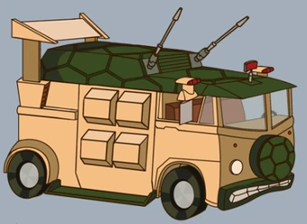 original ninja turtle van