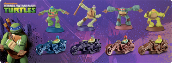 teenage mutant ninja turtles mcdonalds toys