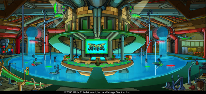 tmnt turtle lair