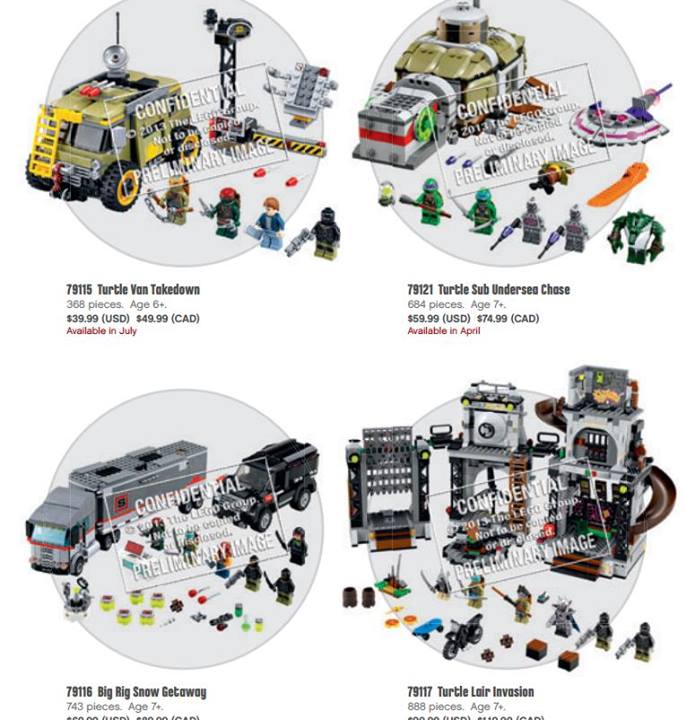 lego tmnt movie sets