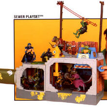 teenage mutant ninja turtles sewer playset