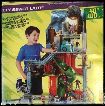 teenage mutant ninja turtles city sewer lair playset