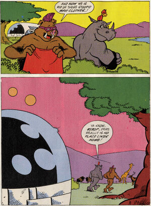 Bebop and Rocksteady in Eden World