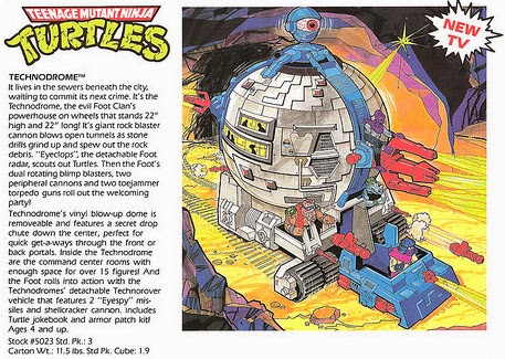 turtles technodrome toy