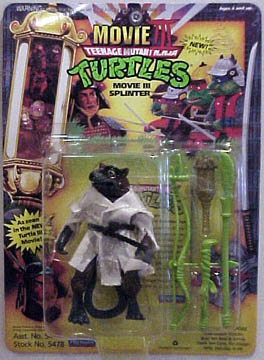 TMNT Movie III Movie Splinter Playmates