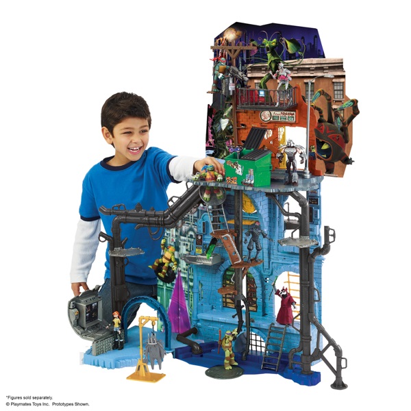 rise of the tmnt playset