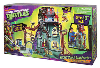 secret sewer lair playset