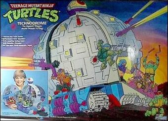 tmnt technodrome playset 1990