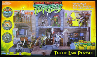 ninja turtles sewer lair playset