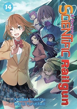 A Certain Scientific Railgun Manga v14 cover