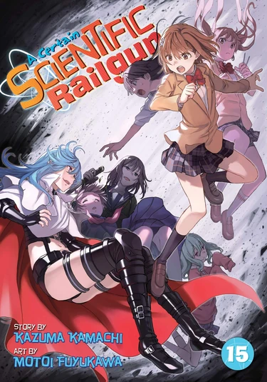 A Certain Scientific Railgun Manga v15 cover