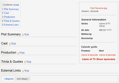 Episode Page Example