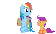 RAINBOW DASH Y SCOOTALOO