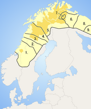 sami language map