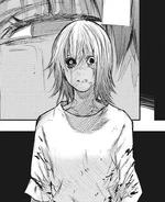 Mutsuki's hair whitens