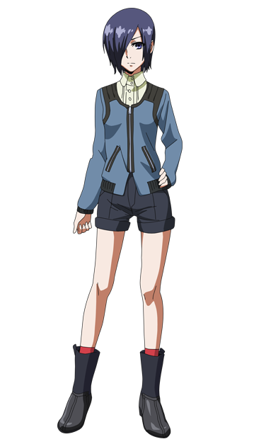 Image - Touka anime design front view.png | Tokyo Ghoul Wiki | FANDOM