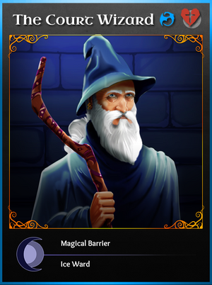 Portraitcard bluedragon courtwizard