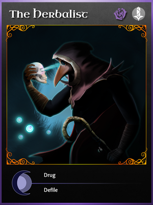Portraitcard unseen herbalist
