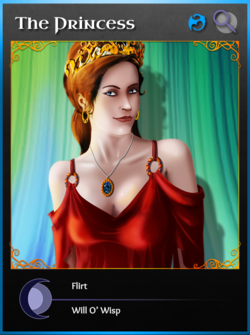 Portraitcard bluedragon princess