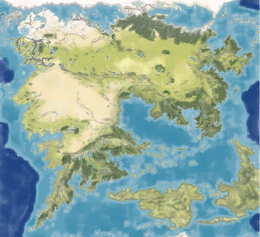 Immagine Terra di Mezzo mappa muta.jpg Tolkienpedia FANDOM