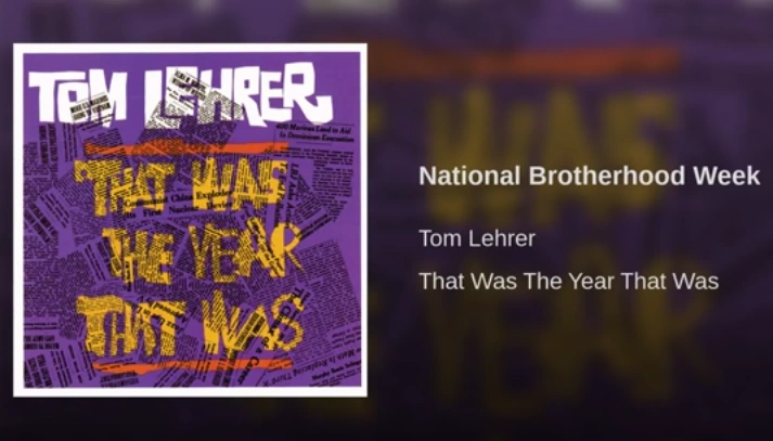 National Brotherhood Week Tom Lehrer Wiki Fandom tom lehrer wiki fandom