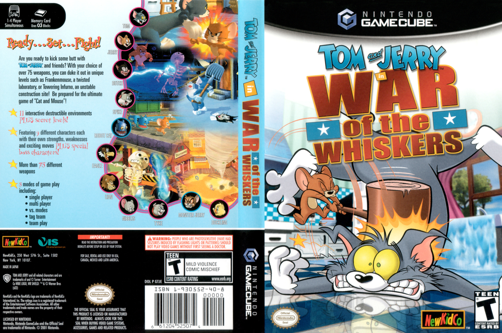tom and jerry in war of the whiskers game