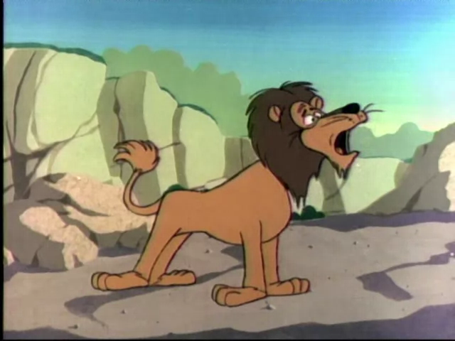 Image - The Hypochondriac Lion - Lion shouting more.PNG | Tom and Jerry