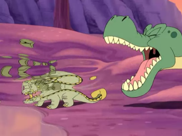 t rex roaring