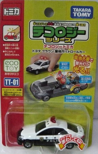 tomica toyota crown police car