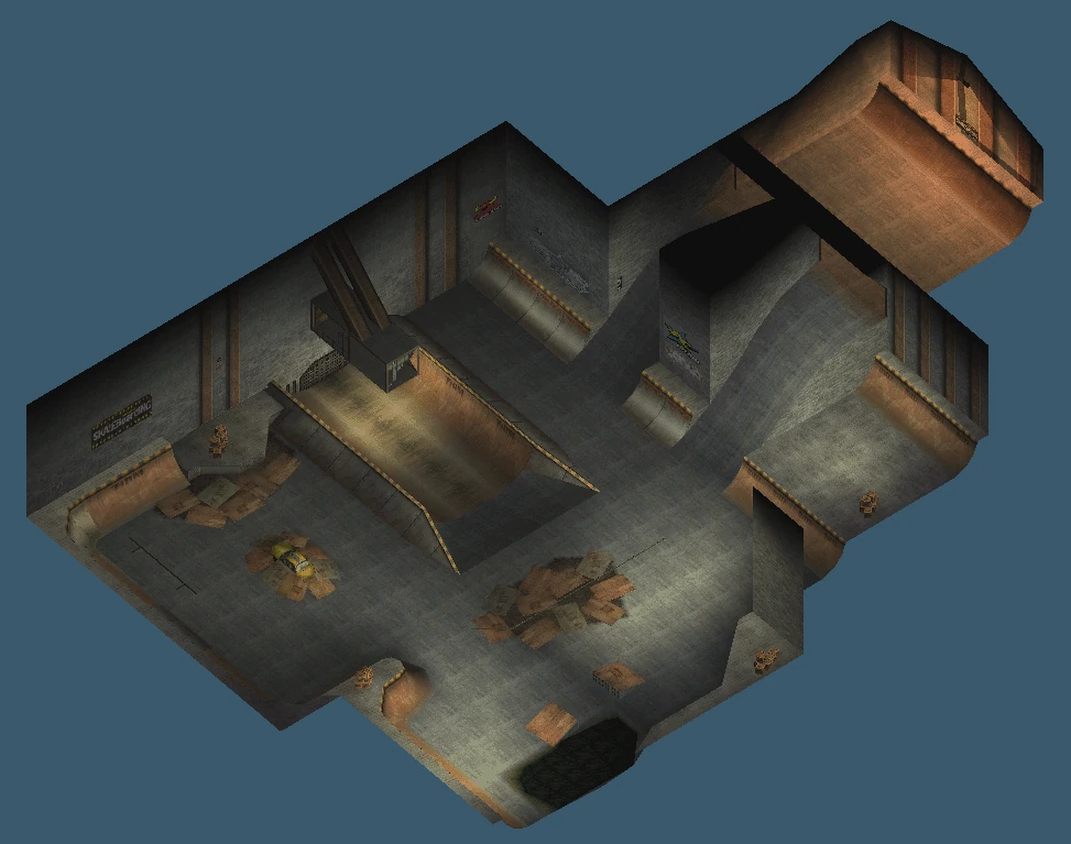 Image Warehouse Map.gif Tony Hawk's Games Wiki FANDOM powered by