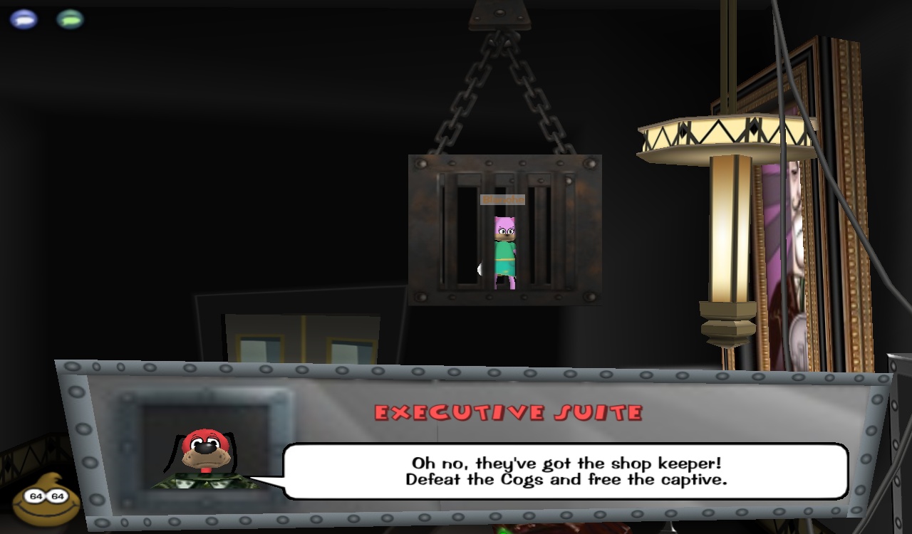 entering toontown offline executive office tower