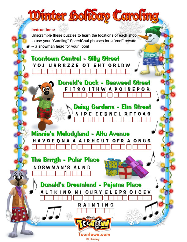 Winter holiday | Toontown Wiki | FANDOM powered by Wikia