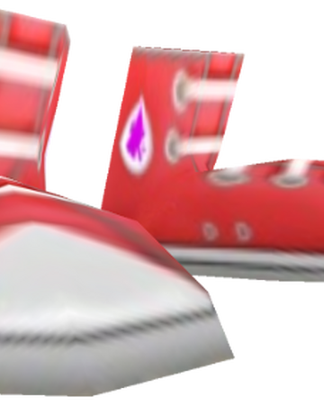 red converse shoes