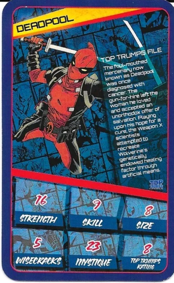 Deadpool Top Trumps Wiki Fandom