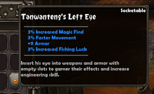 Tanwanteng's Left Eye