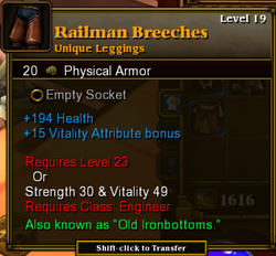 Railman breeches