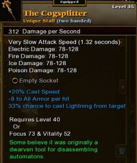The Cogsplitter New