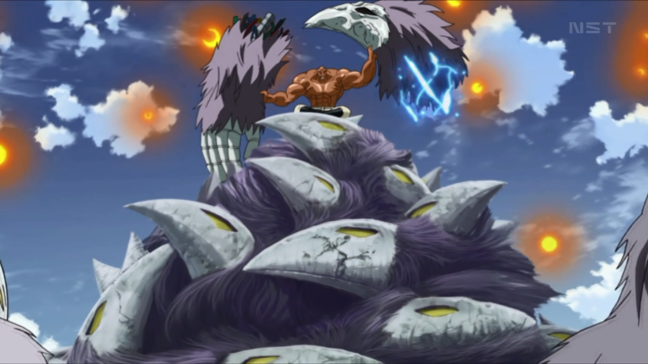 Image Mansam over a pile of GT Robo junk.png Toriko Wiki FANDOM