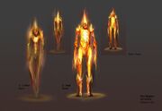 Fire wights - Rebecca on